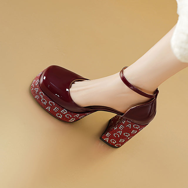 Dracavant Event Croctex Platform Heels