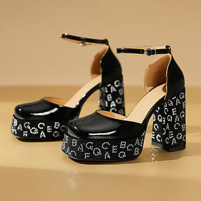 Dracavant Event Croctex Platform Heels