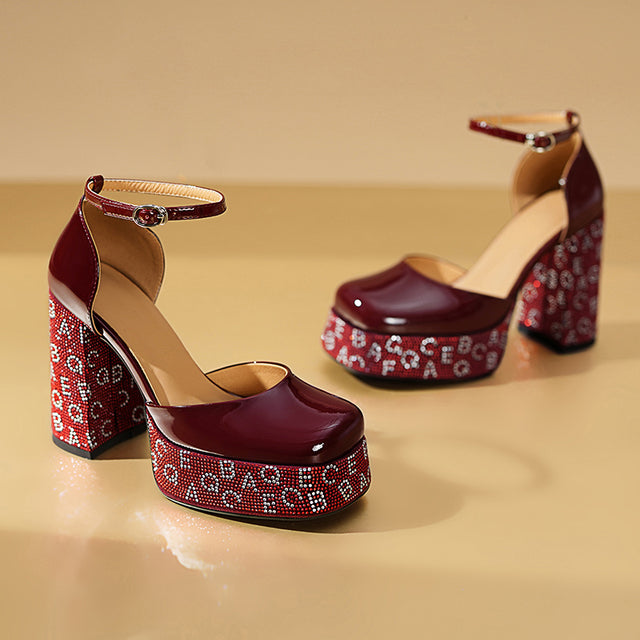 Dracavant Event Croctex Platform Heels