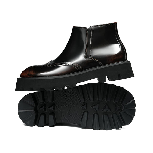 Veltique Sleek Slide Dress Boots