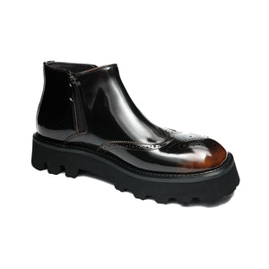 Veltique Sleek Slide Dress Boots