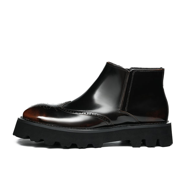 Veltique Sleek Slide Dress Boots