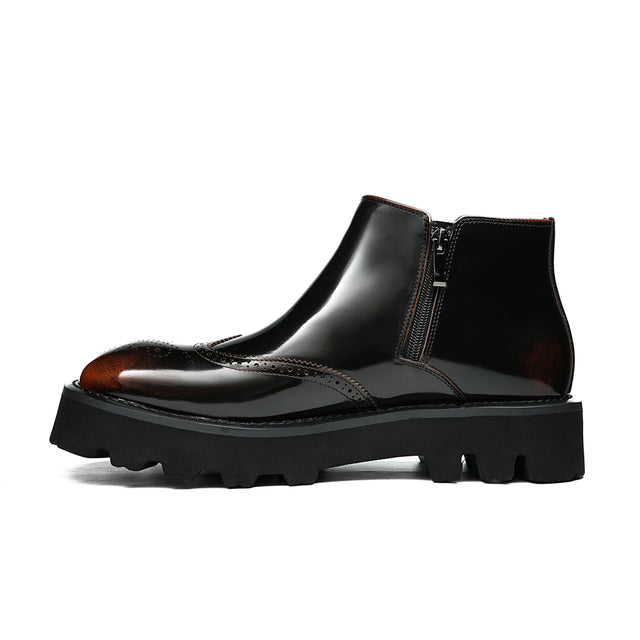 Veltique Sleek Slide Dress Boots