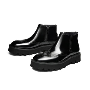 Veltique Sleek Slide Dress Boots