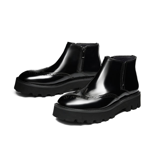 Veltique Sleek Slide Dress Boots