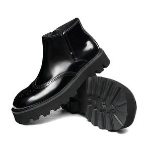 Veltique Sleek Slide Dress Boots