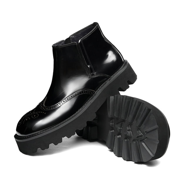 Veltique Sleek Slide Dress Boots