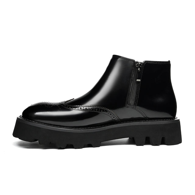 Veltique Sleek Slide Dress Boots