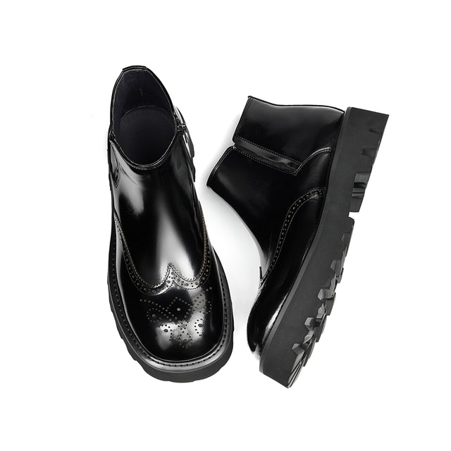 Veltique Sleek Slide Dress Boots