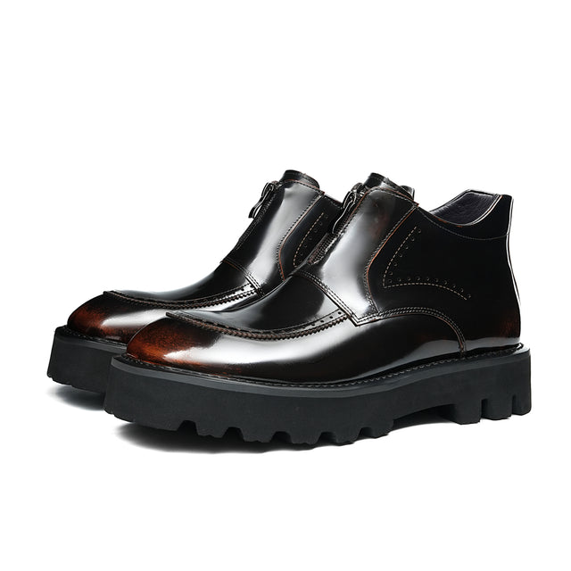 Veltique Sleek Slide Dress Boots