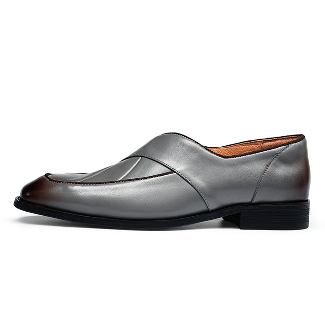 Celestova Elegance Leather Slip Loafers