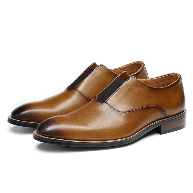 Eldorian Elegance Leather Slip Loafers