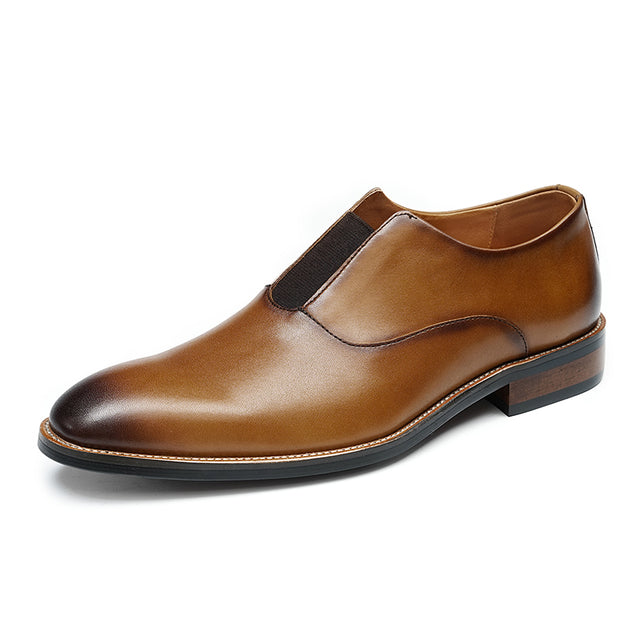 Eldorian Elegance Leather Slip Loafers