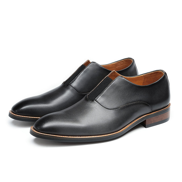 Eldorian Elegance Leather Slip Loafers
