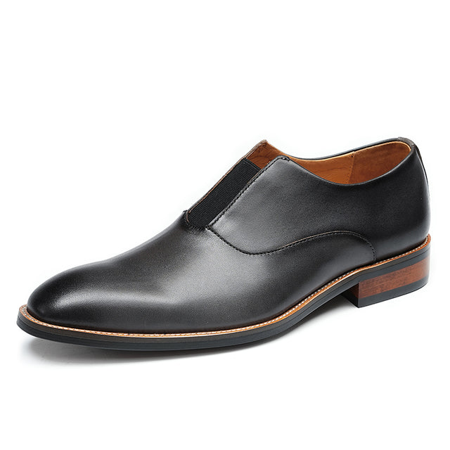 Eldorian Elegance Leather Slip Loafers