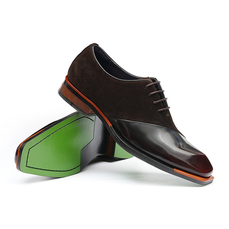 Aurastyle Ebonique Leather Brogues