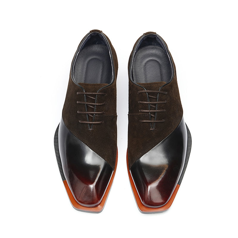 Aurastyle Ebonique Leather Brogues