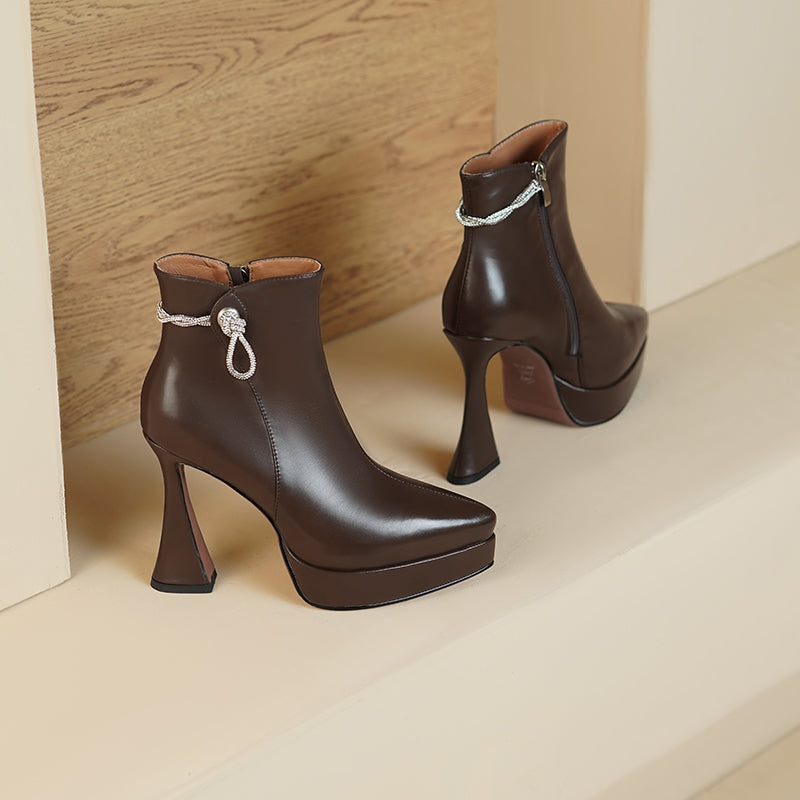 Serpatura Sleek Zip Booties