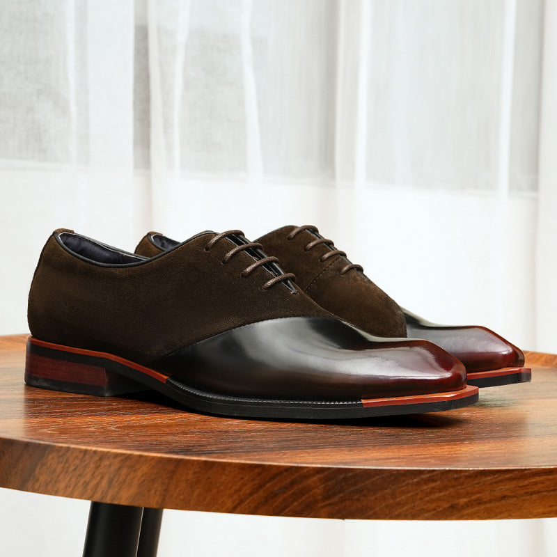 Aurastyle Ebonique Leather Brogues