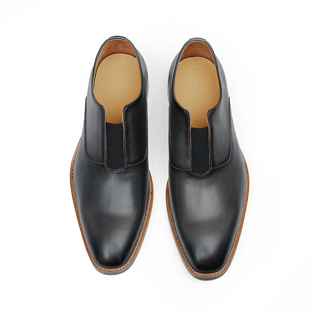 Eldorian Elegance Leather Slip Loafers