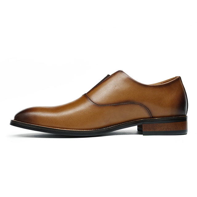 Eldorian Elegance Leather Slip Loafers