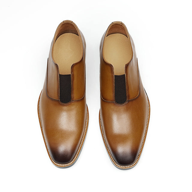 Eldorian Elegance Leather Slip Loafers