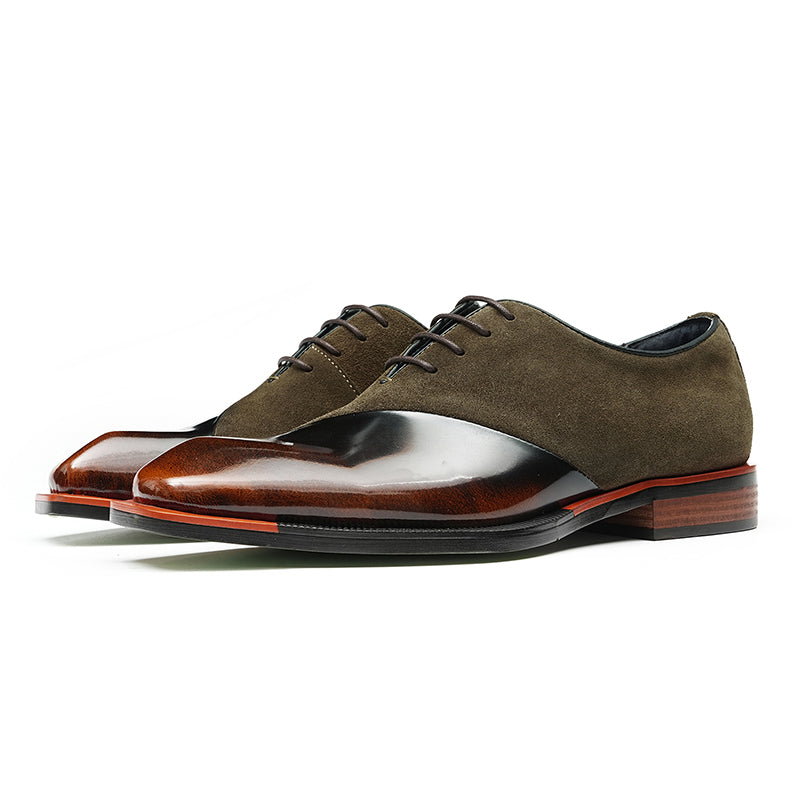 Aurastyle Ebonique Leather Brogues