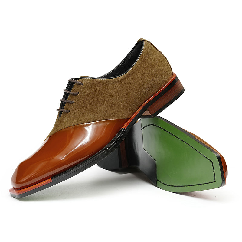 Aurastyle Ebonique Leather Brogues