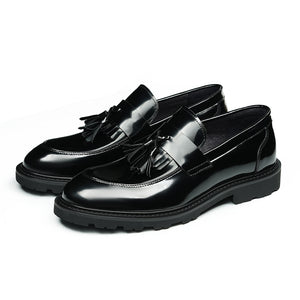 Veltique Snakara Tassel Dress Loafers