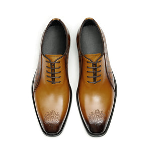 AlliElegance Luxe Brogue Oxford Dress Shoes