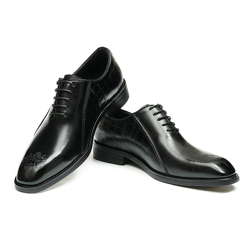 AlliElegance Luxe Brogue Oxford Dress Shoes