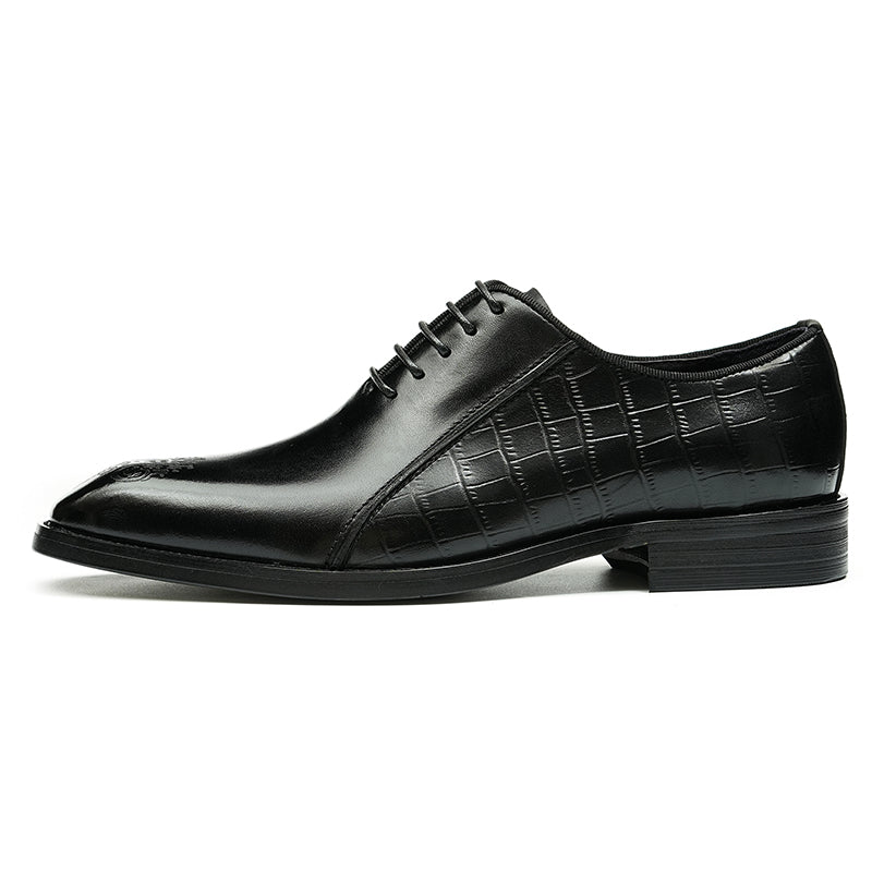 AlliElegance Luxe Brogue Oxford Dress Shoes