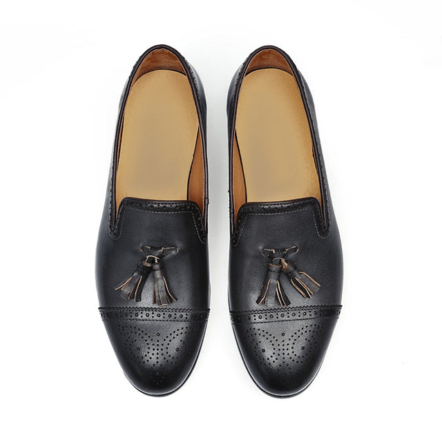 Exoticade Diamoré Ebonique Croc Loafers