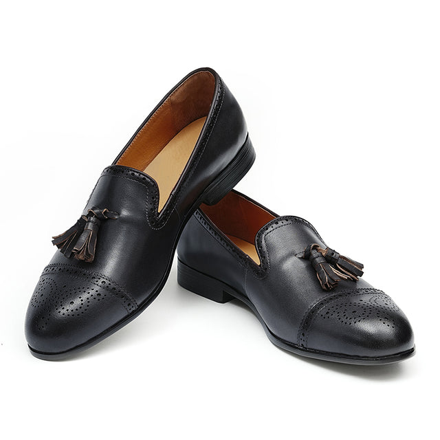 Exoticade Diamoré Ebonique Croc Loafers