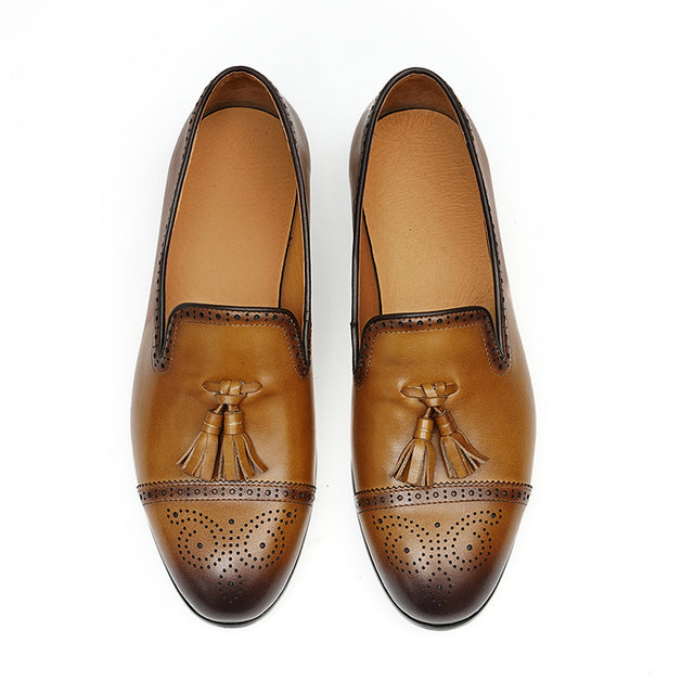 Exoticade Diamoré Ebonique Croc Loafers
