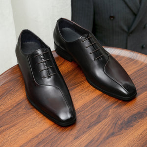 LeatherLux Lace-Up Formal Dress Shoes