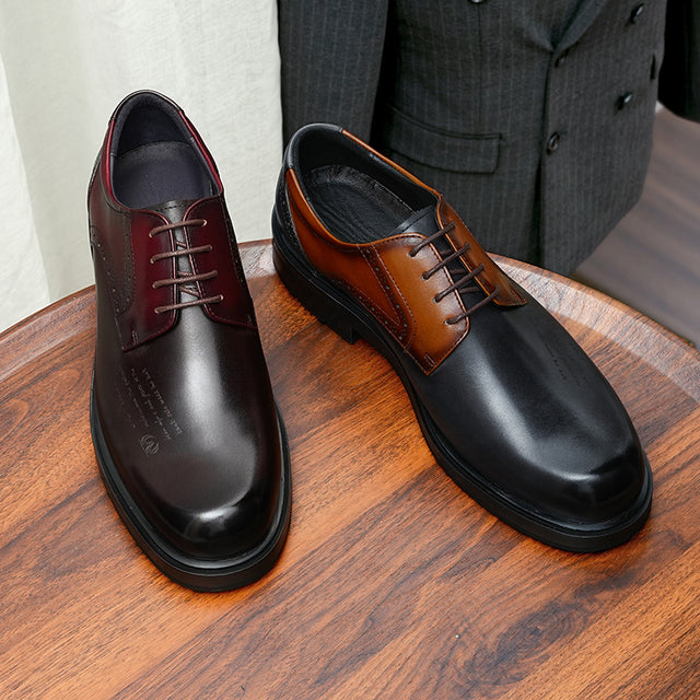 AlliElegance Luxe Brogue Oxford Dress Shoes