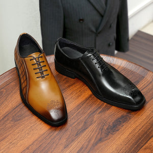 AlliElegance Luxe Brogue Oxford Dress Shoes