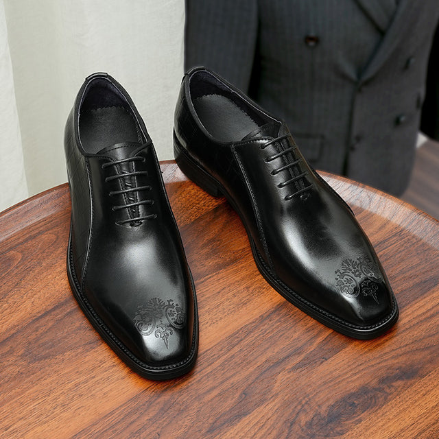 AlliElegance Luxe Brogue Oxford Dress Shoes