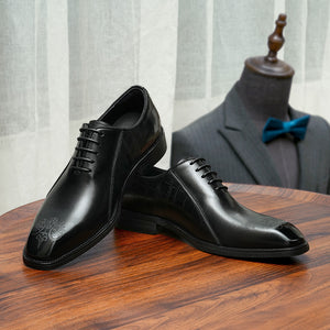 AlliElegance Luxe Brogue Oxford Dress Shoes