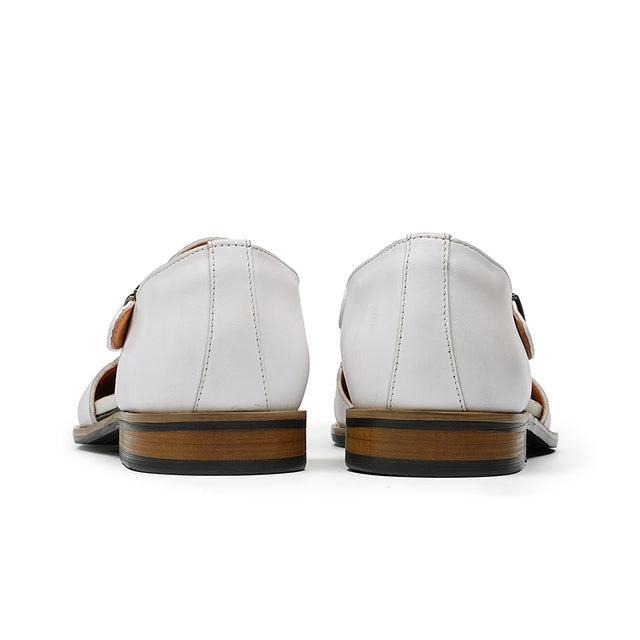 Celestova Chic Buckle Leather Sandals