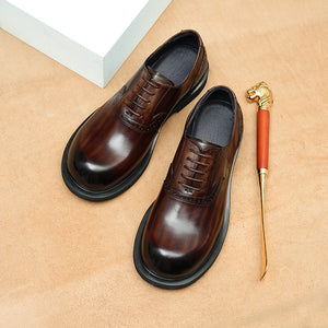 AlliElegance Luxe Brogue Oxford Dress Shoes