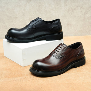 AlliElegance Luxe Brogue Oxford Dress Shoes