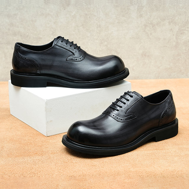 AlliElegance Luxe Brogue Oxford Dress Shoes