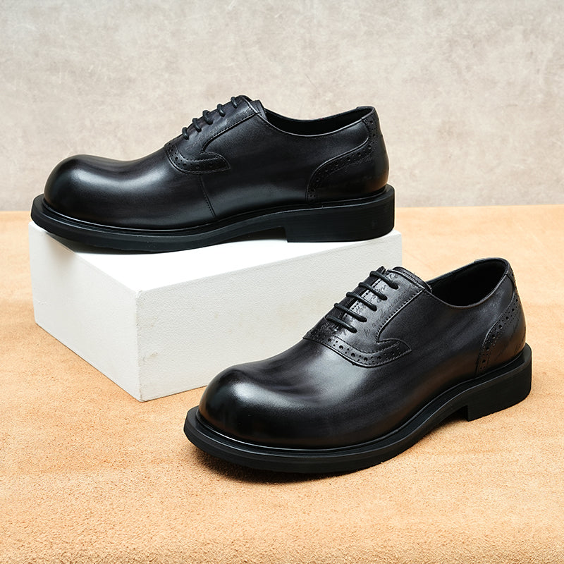 AlliElegance Luxe Brogue Oxford Dress Shoes