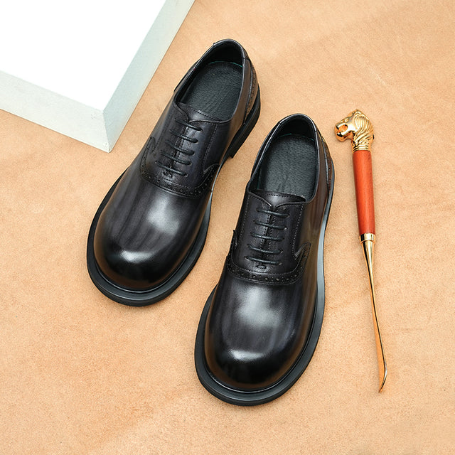 AlliElegance Luxe Brogue Oxford Dress Shoes