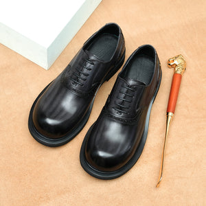 AlliElegance Luxe Brogue Oxford Dress Shoes