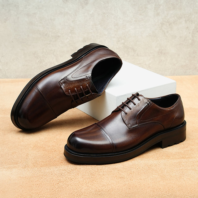 AlliElegance Luxe Brogue Oxford Dress Shoes