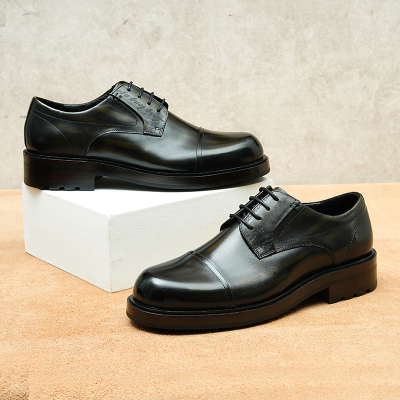 AlliElegance Luxe Brogue Oxford Dress Shoes