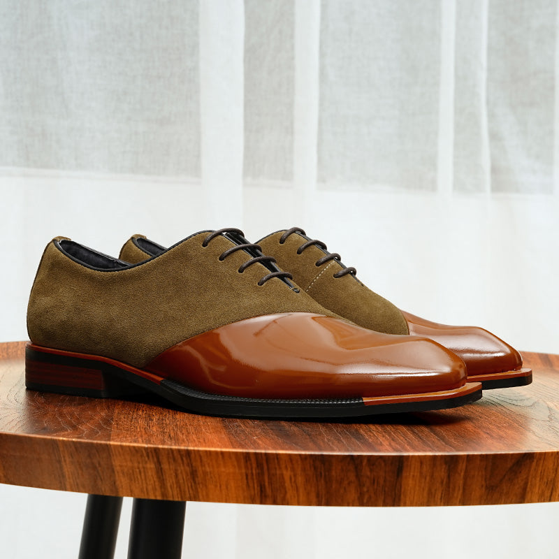Aurastyle Ebonique Leather Brogues